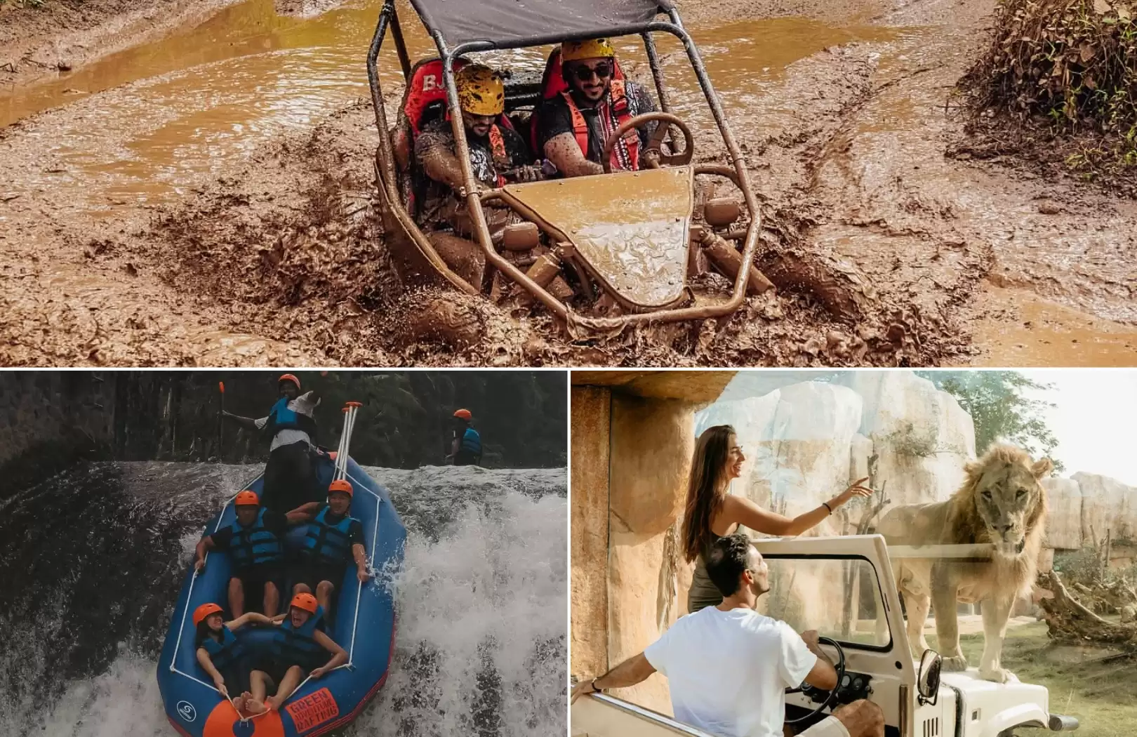 Jungle Buggy + Rafting + Bali Zoo