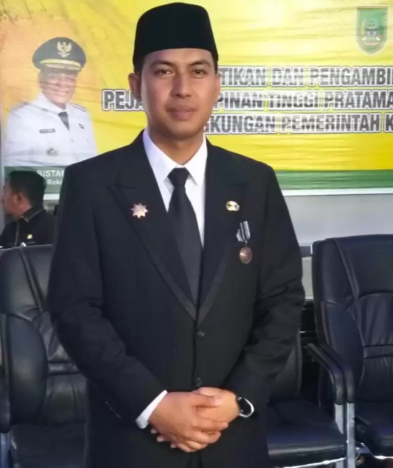 Muhammad Fauzi Resmi Dilantik Sebagai Kadis Perindagsar Rohil