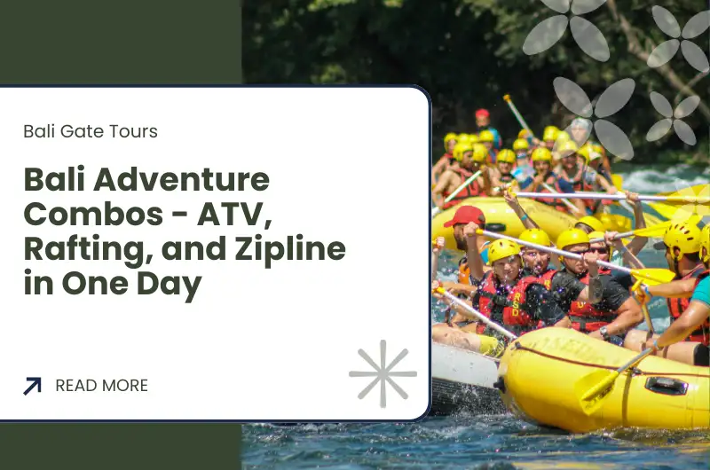 Bali Adventure Combos - ATV, Rafting, and Zipline in One Day