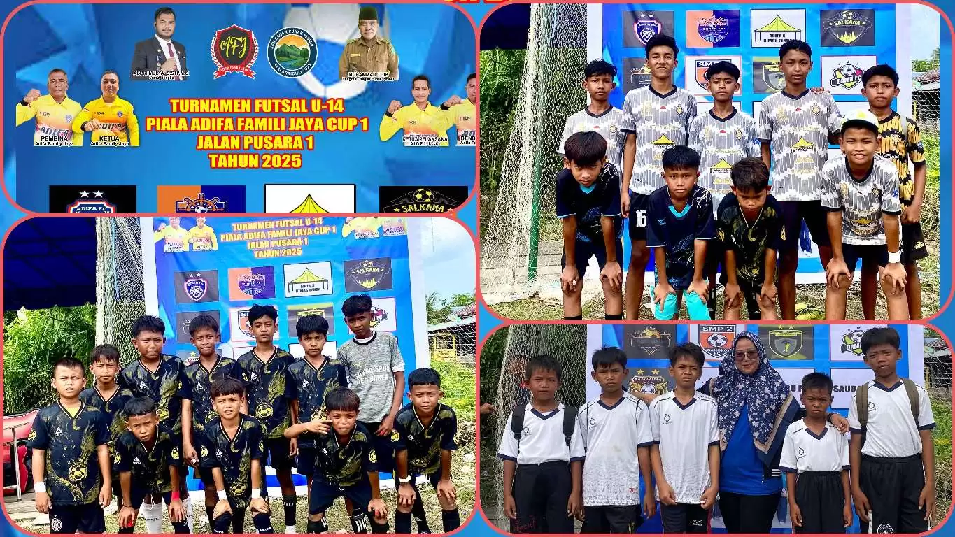 FUTSAL U-14: Adifa Famili Jaya Cup I 2025 Resmi Dibuka