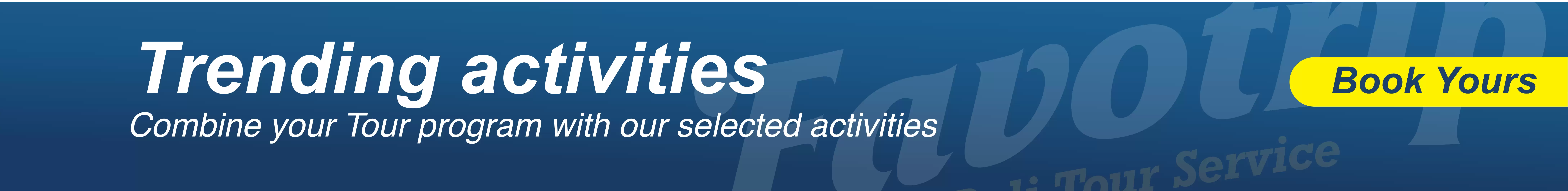 Trending Activities 