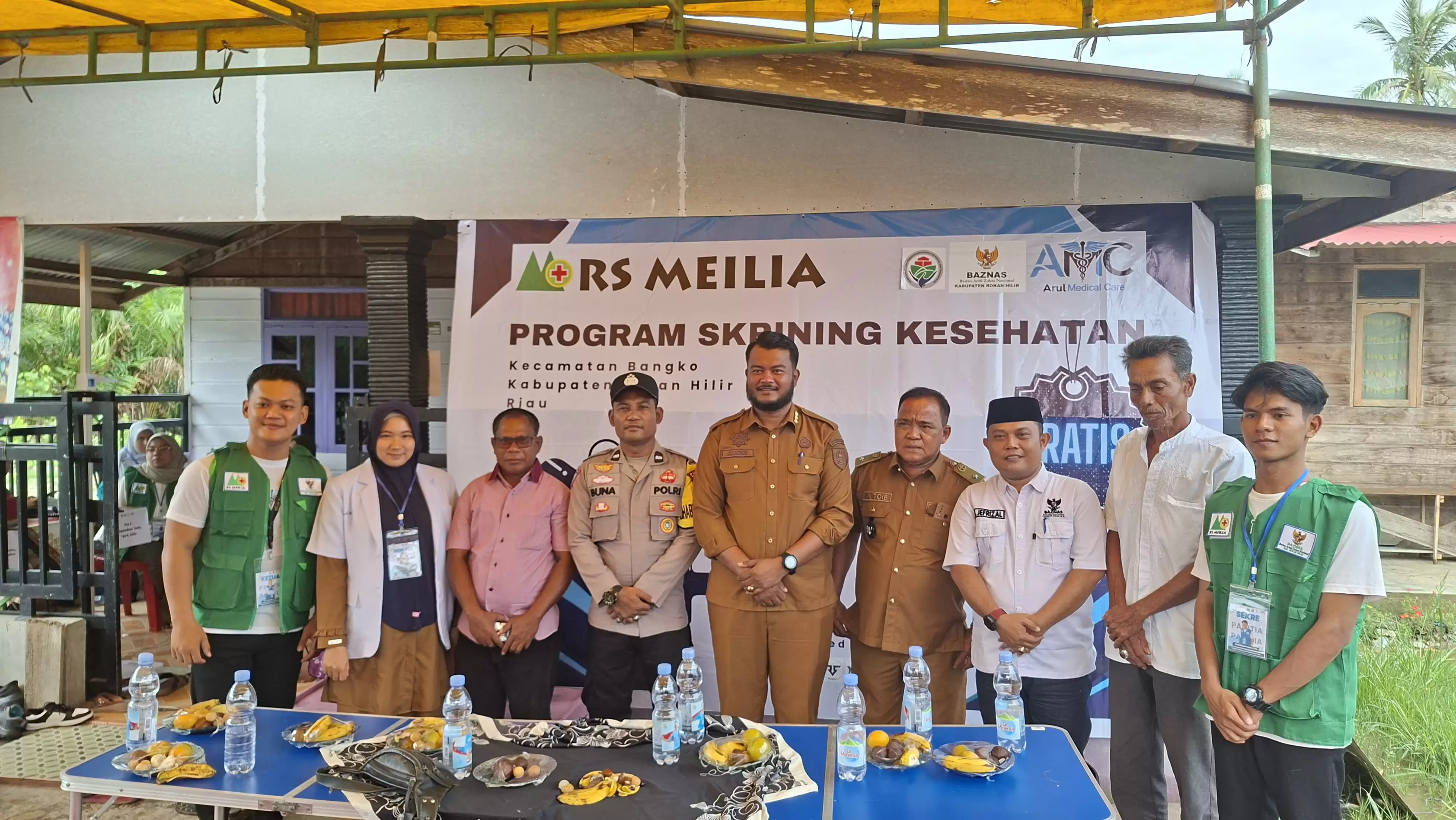 Skrining Kesehatan Gratis Digelar di Bagan Punak Pesisir, Muhammad Toib Berikan Apresiasi