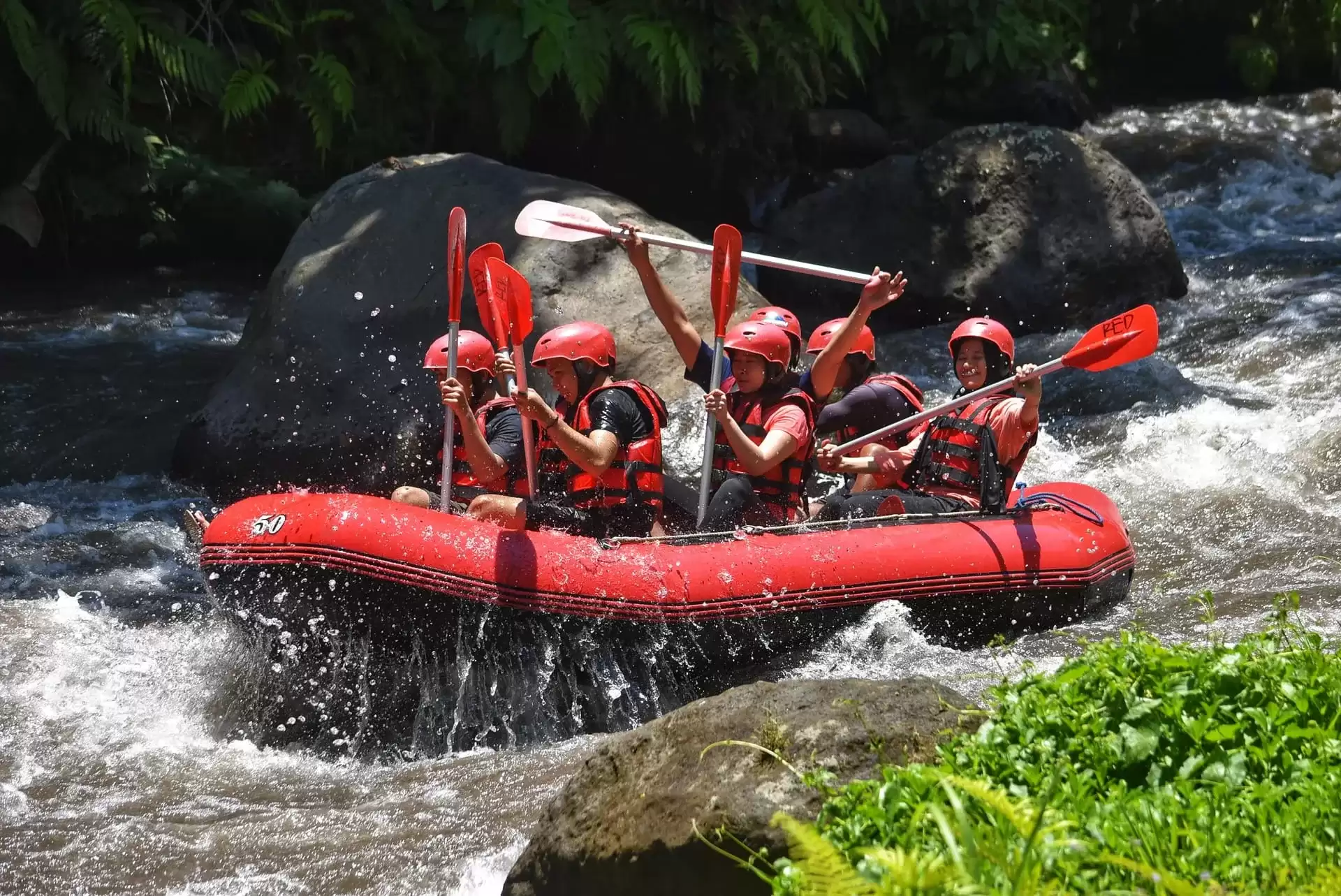 Package Swing & River Rafting with Lunch