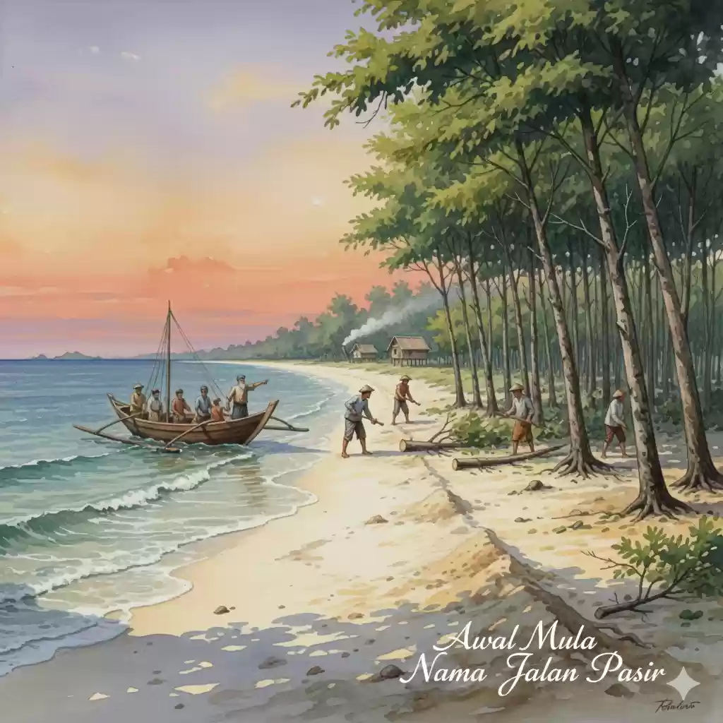 Awal Mula Nama Jalan Pasir di Bagan Punak Pesisir