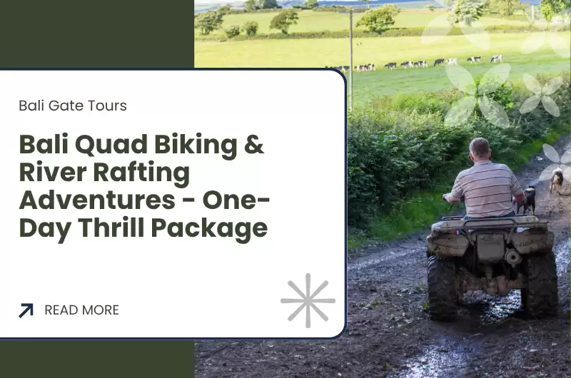 Bali Quad Biking & River Rafting Adventures - One-Day Thrill Package