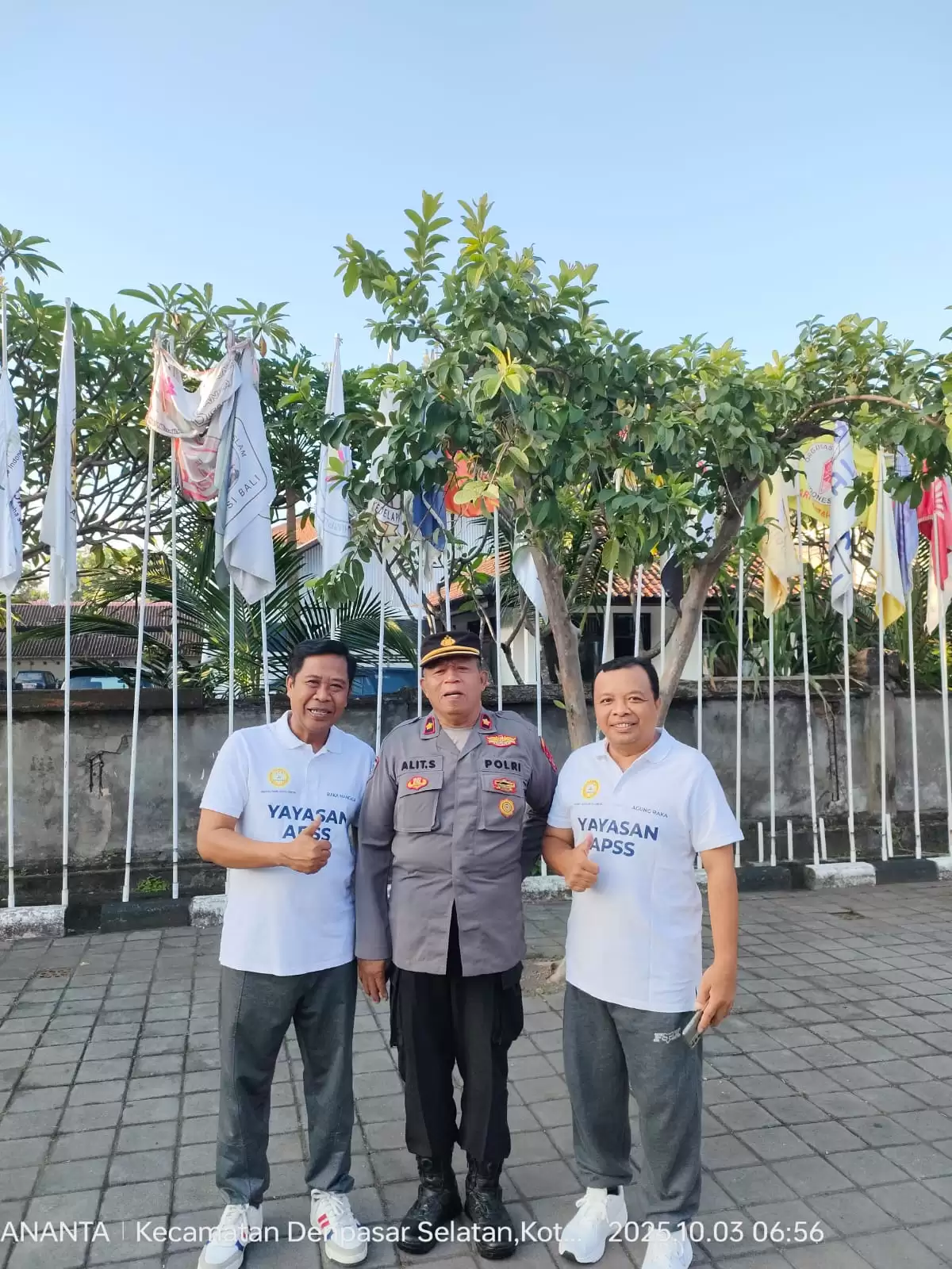 Yayasan Ananta Ikuti Giat Olahraga Bersama di Kesbangpol Provinsi Bali