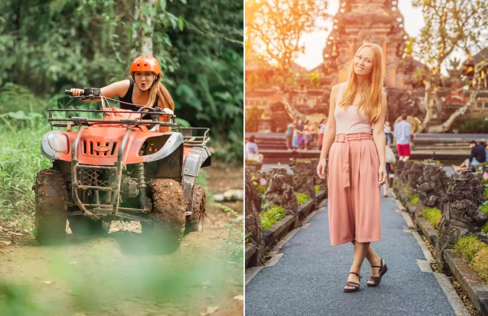 Bali Quad Bike Private Track and Best of Ubud Tour