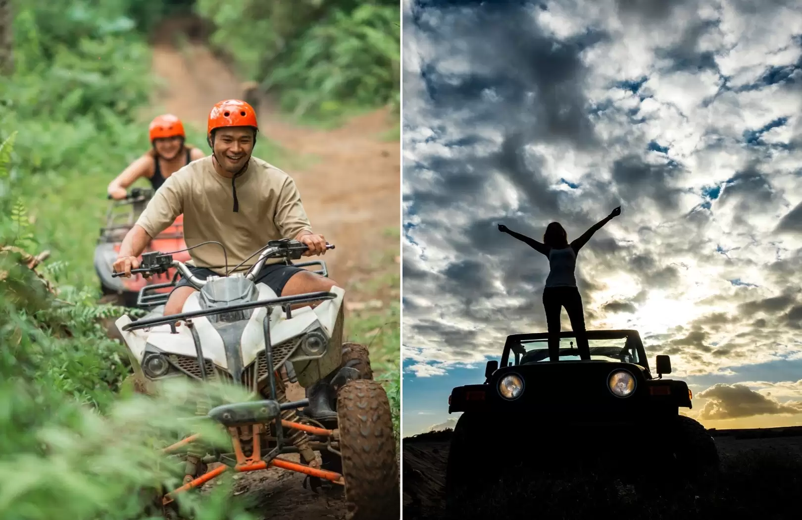 Bali Quad Bike Private Track and Sunrise Volcano Jeep