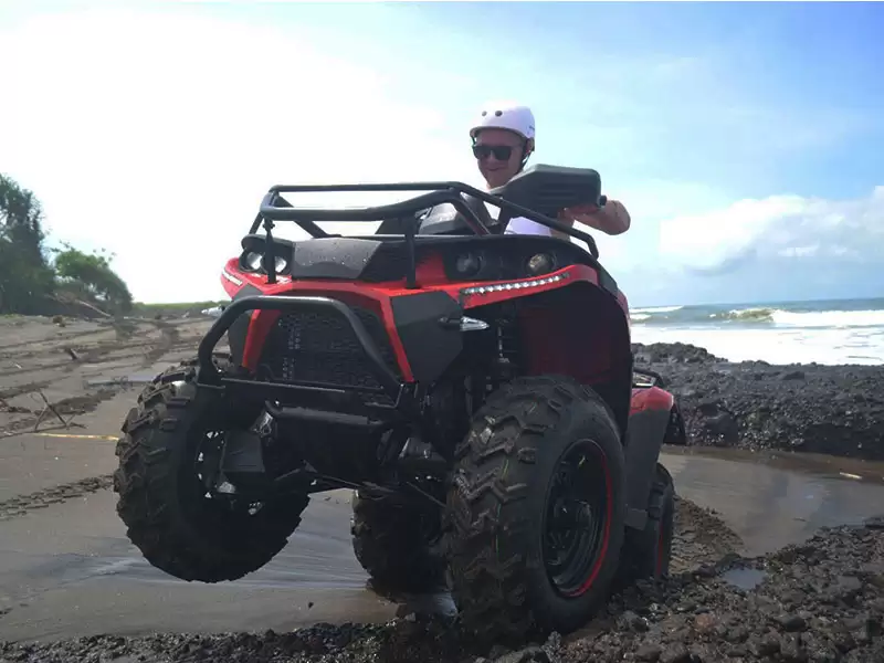 ATV on The Beach Bali: Ride on the black sand & Sunset