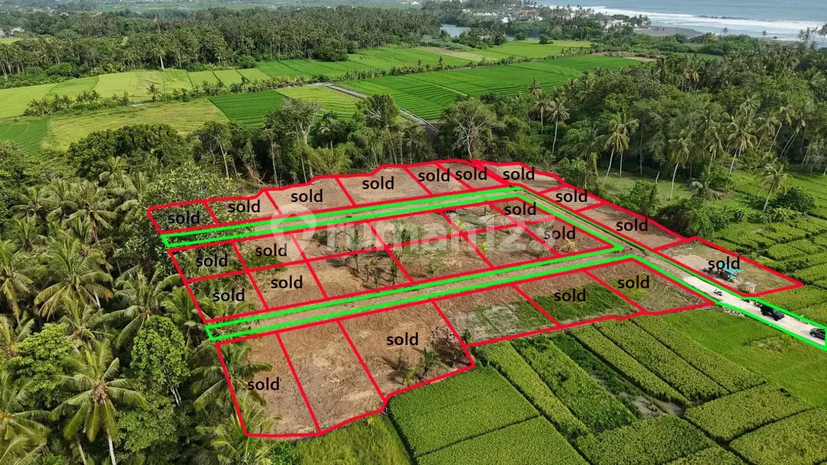 Tanah Kapling Murah di Beraban, Dekat Pasut Beach – Kawasan Villa & Resort Tabanan