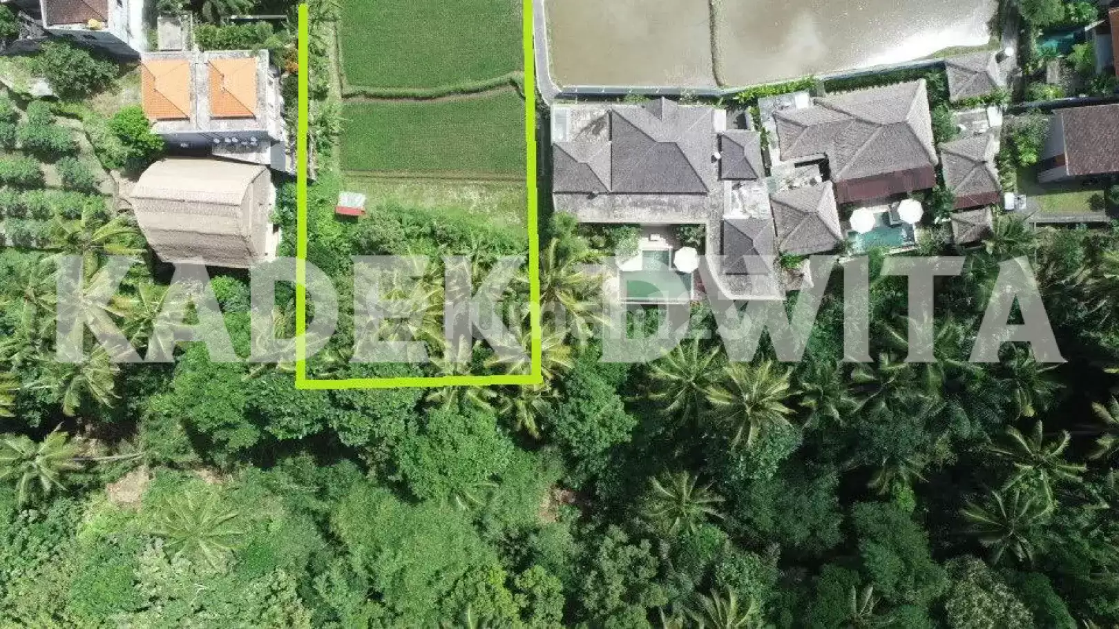 Dijual Tanah View Sungai & Sawah di Jalan Tirta Tawar – Ubud, Gianyar