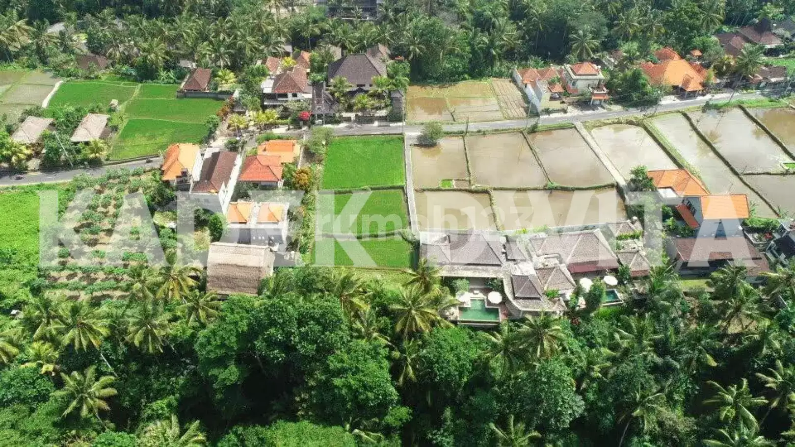 Dijual Tanah View Sungai & Sawah di Jalan Tirta Tawar – Ubud, Gianyar