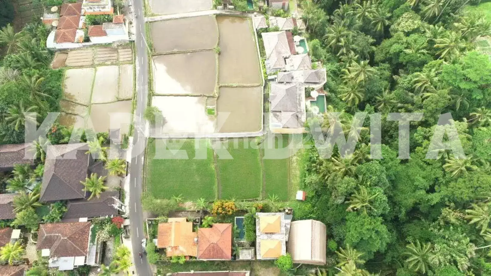 Dijual Tanah View Sungai & Sawah di Jalan Tirta Tawar – Ubud, Gianyar
