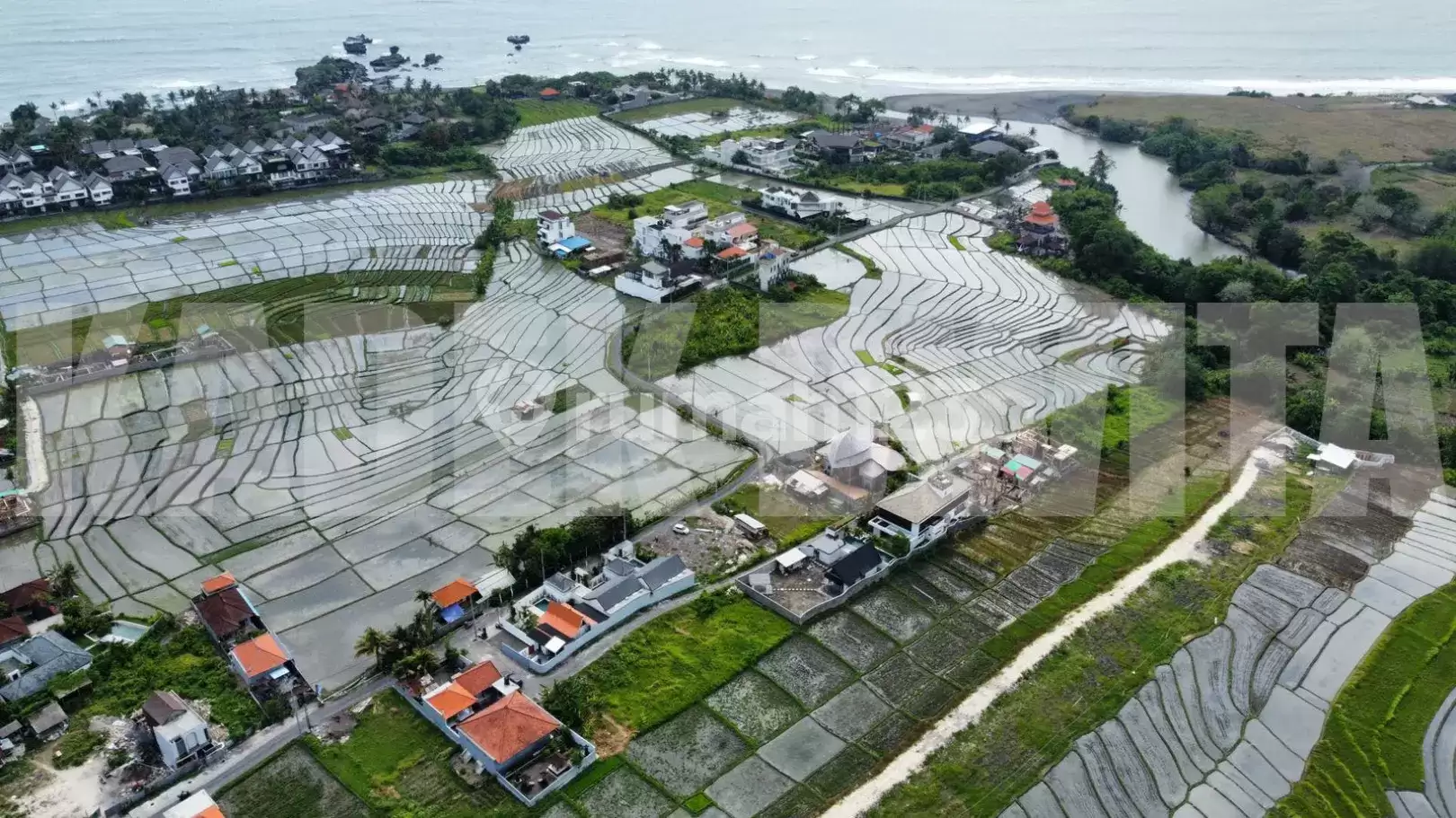 Disewakan Tanah View Sawah di Pantai Cemagi, Badung – Kawasan Pariwisata Hijau