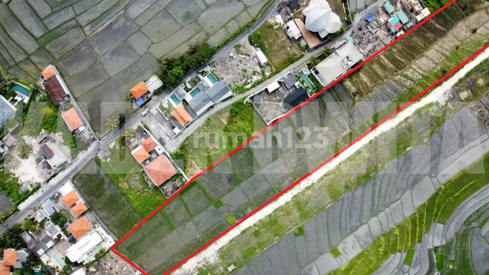 Disewakan Tanah View Sawah di Pantai Cemagi, Badung – Kawasan Pariwisata Hijau
