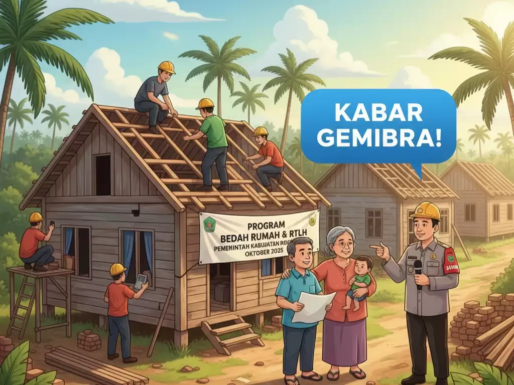 Kabar Gembira bagi Warga Rokan Hilir, Program Bedah Rumah dan RTLH Mulai Direalisasikan dalam Waktu Dekat