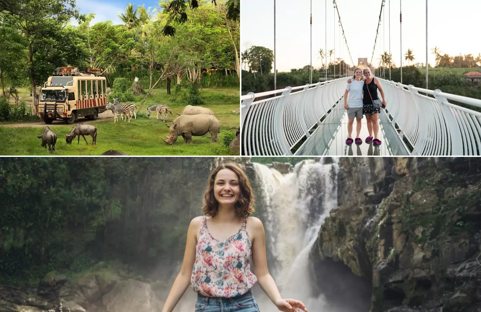 Jungle Hopper, Glass Bridge & Tegenungan Waterfall Tour