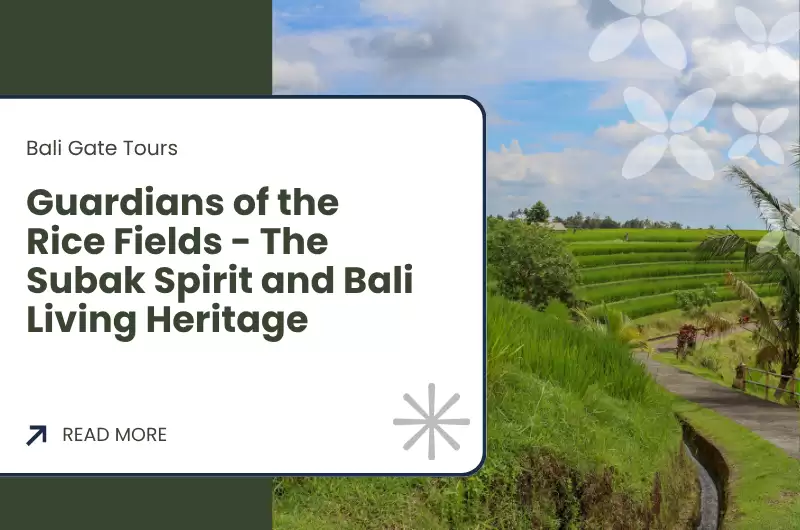 Guardians of the Rice Fields - The Subak Spirit and Bali Living Heritage