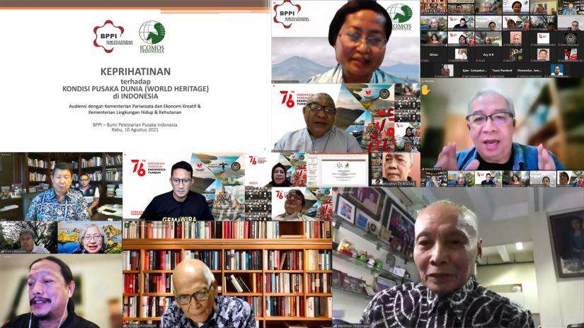 Audiensi Kementerian Pariwisata dan Ekonomi Kreatif & Kementerian Lingkungan Hidup & Kehutan