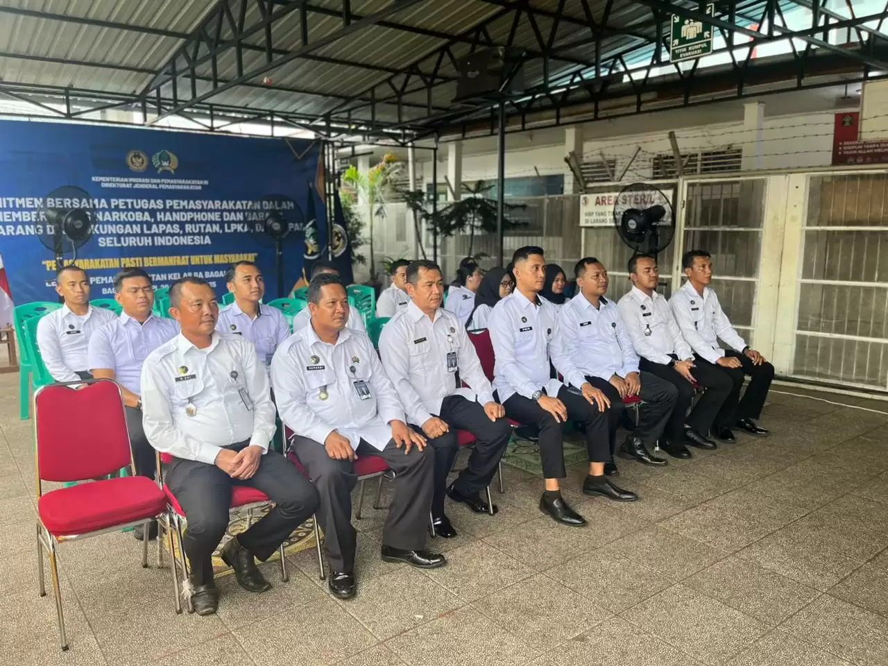 Lapas Bagansiapiapi Teguhkan Integritas Pegawai Lewat Penandatanganan Komitmen Bersama