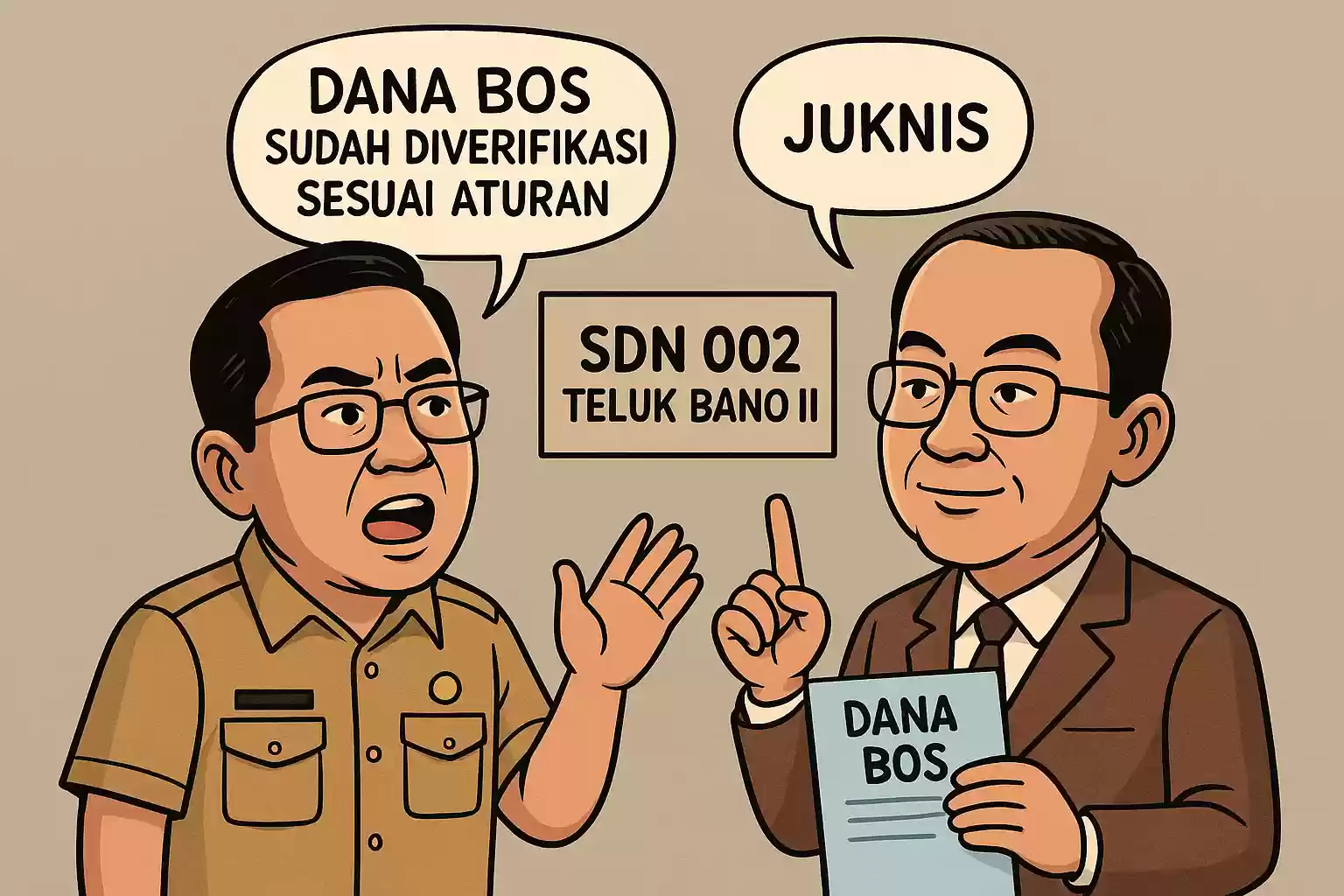 Bantah Dugaan Penyimpangan Dana BOS, Kepsek SDN 002 Teluk Bano II: Dana BOS Kami Sudah Sesuai Juknis dan Diverifikasi