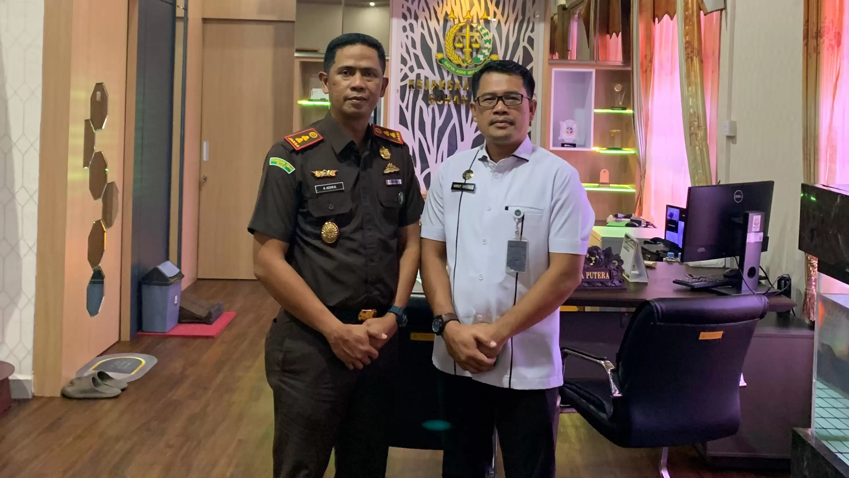 Kalapas Bagansiapiapi Jalin Sinergi dengan Kejari Rokan Hilir