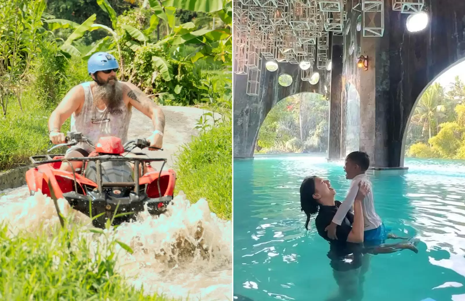 Bali Quad Bike and Tlaga Singha Infinity Pool Bar