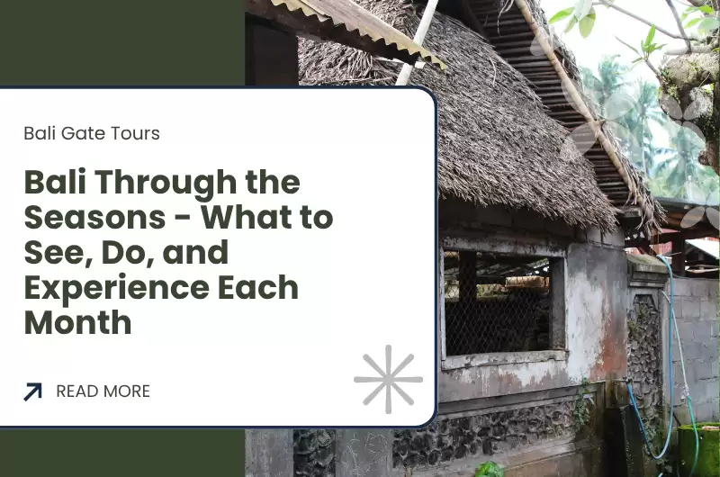 Bali Through the Seasons - What to See, Do, and Experience Each Month