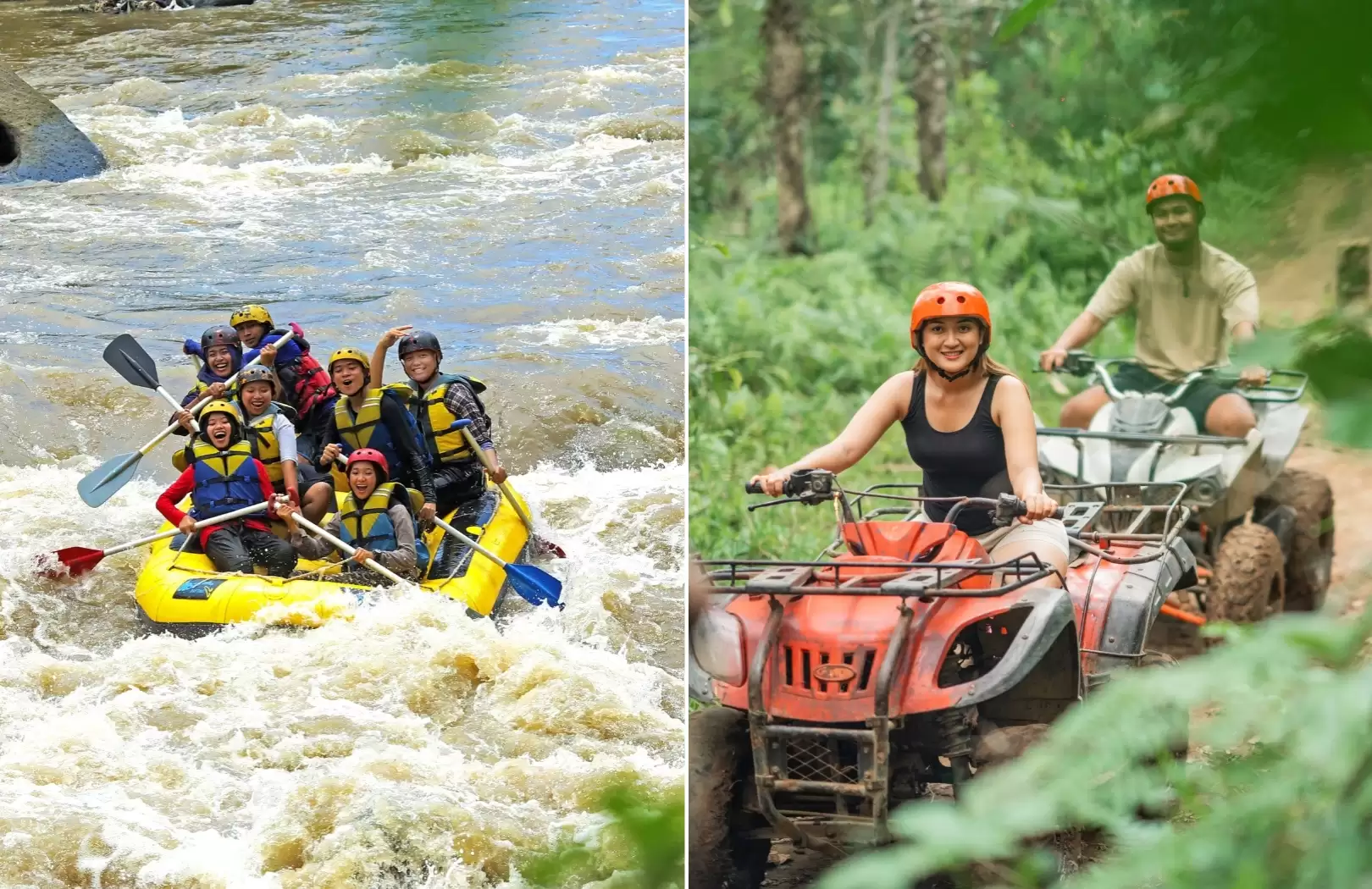 ATV Ride and White Water Rafting Adventure