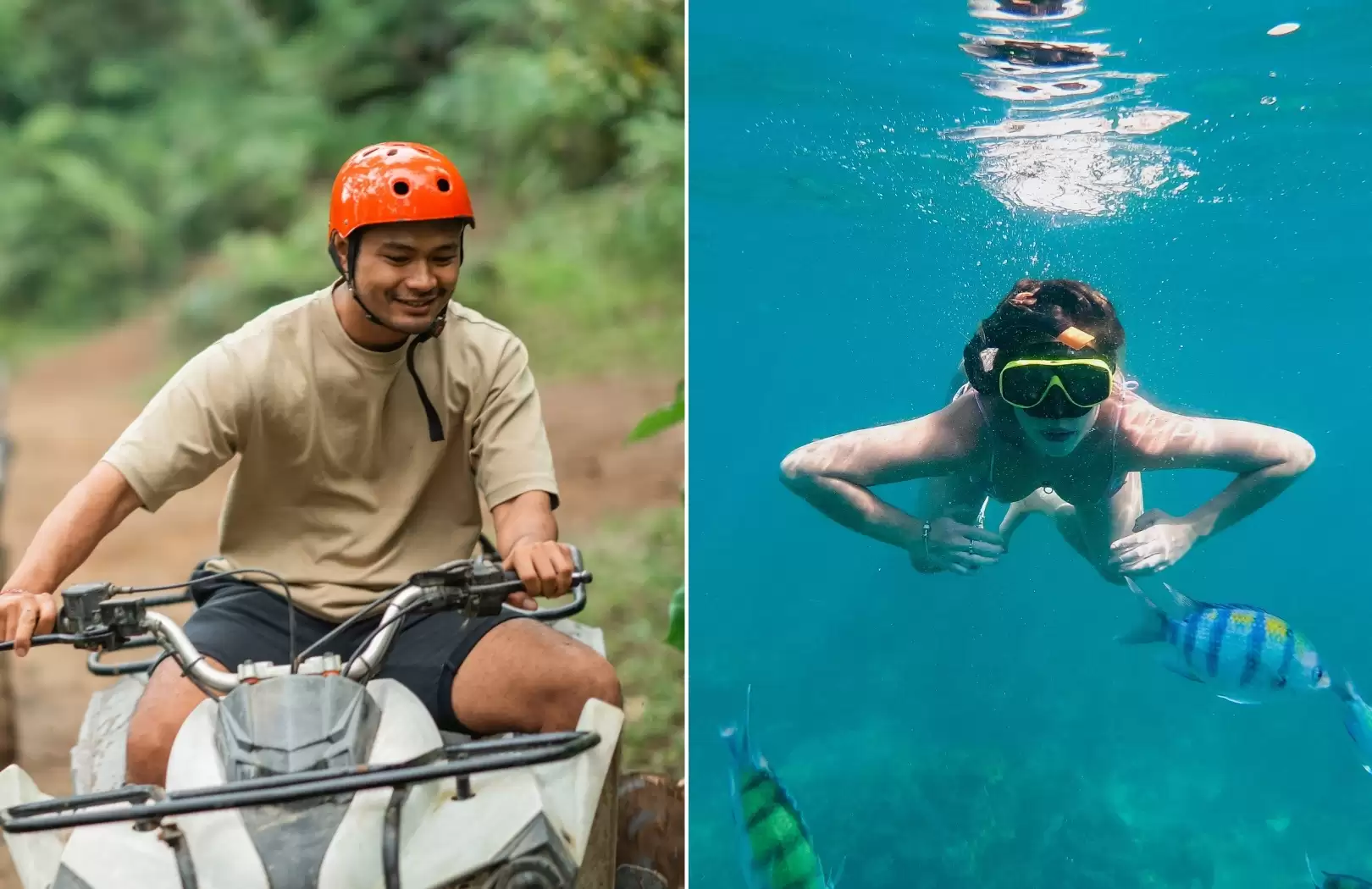 ATV Ride and Blue Lagoon Snorkeling Adventure