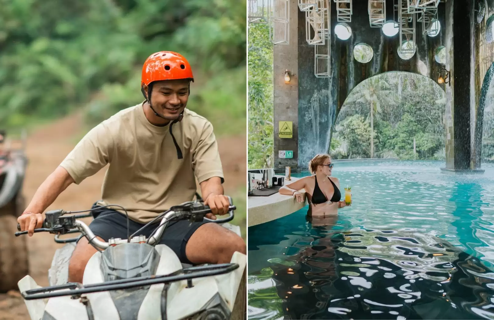 ATV Ride and Tlaga Singha Infinity Pool Experience