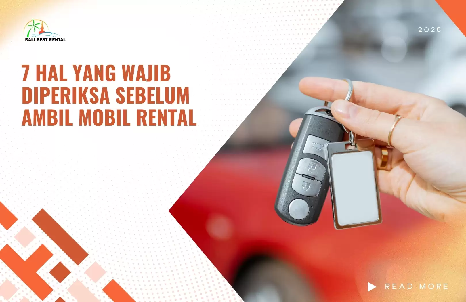 7 Hal yang Wajib Diperiksa Sebelum Ambil Mobil Rental