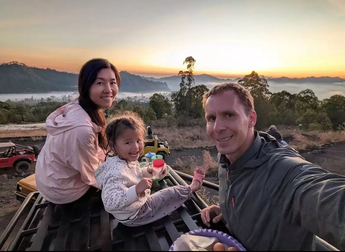 Mount Batur Jeep For Family With Kids