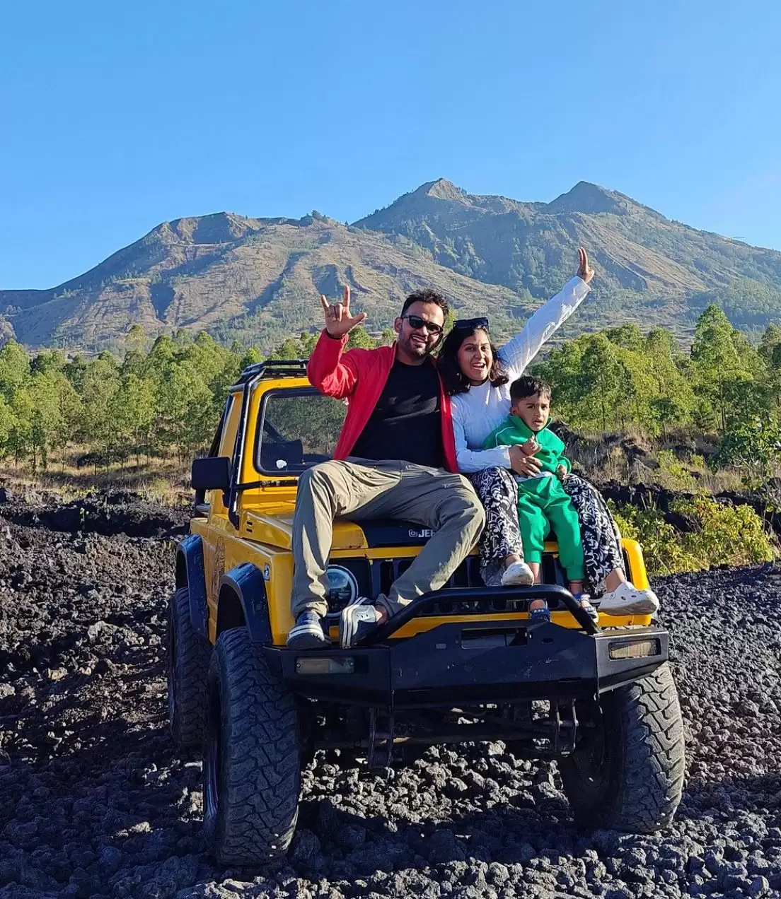 Mount Batur Jeep For Family With Kids