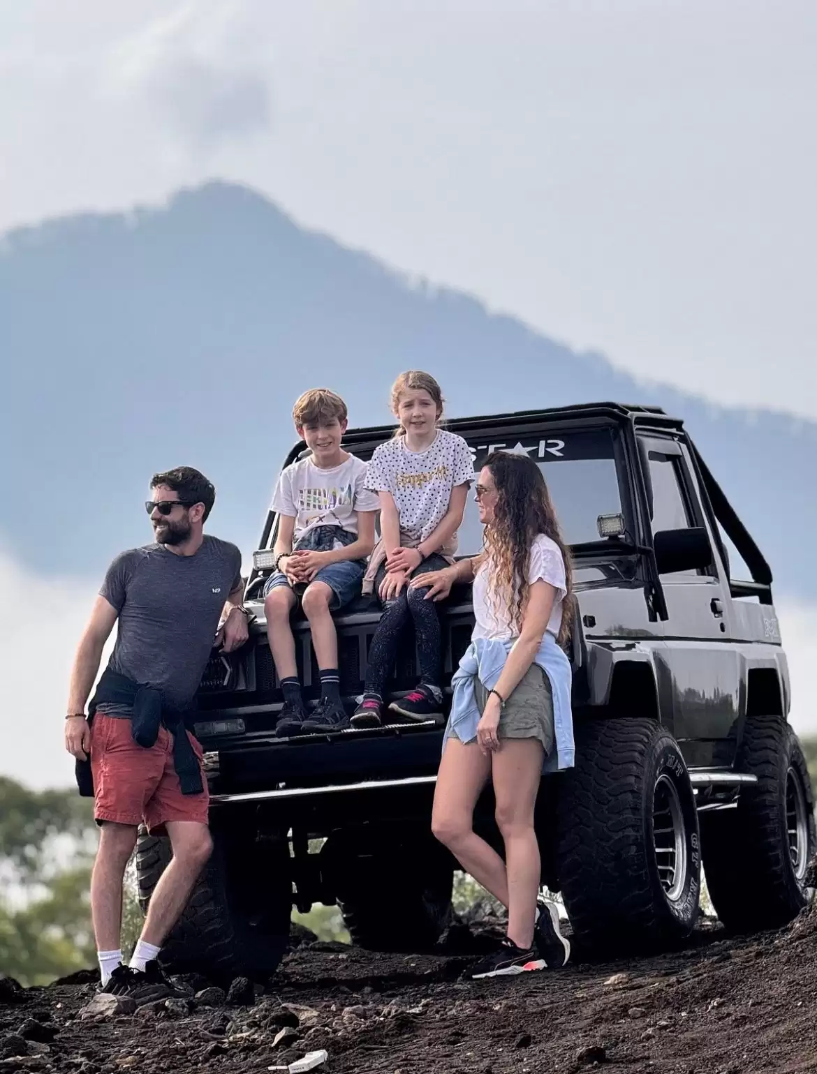 Mount Batur Jeep For Family With Kids