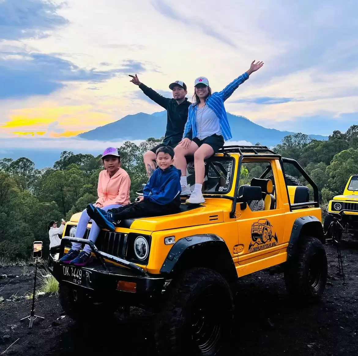 Mount Batur Jeep For Family With Kids