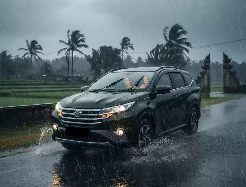 Musim Hujan yang Semakin Ekstrem di Bali: Kenapa Sewa Mobil yang Siap Cuaca Jadi Pilihan Tepat