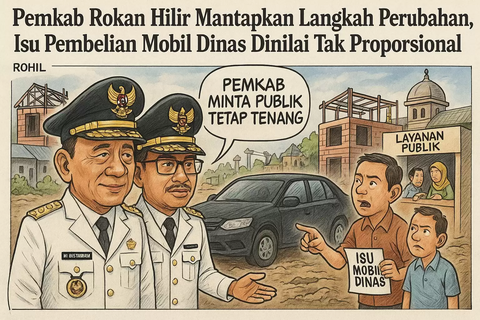 Pemkab Rokan Hilir Mantapkan Langkah Perubahan, Isu Pembelian Mobil Dinas Dinilai Tak Proporsional