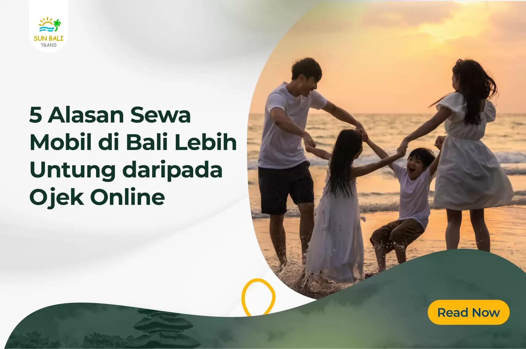 5 Alasan Sewa Mobil di Bali Lebih Untung daripada Ojek Online