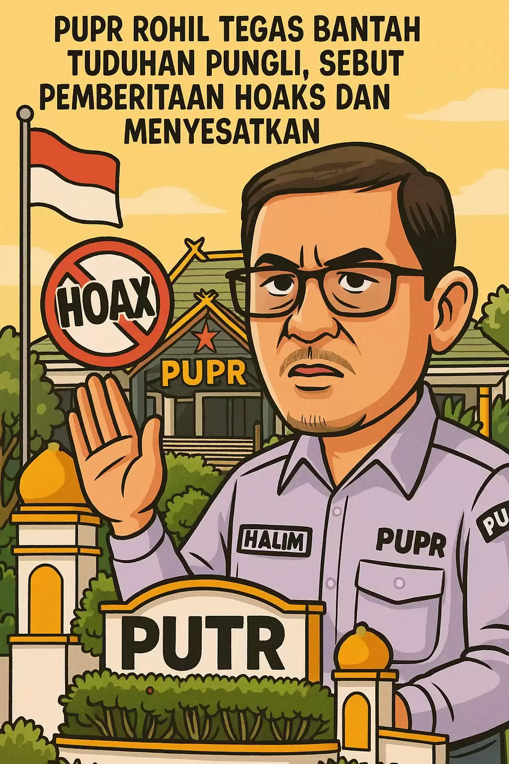 PUPR Rohil Tegas Bantah Tuduhan Pungli, Sebut Pemberitaan Hoaks dan Menyesatkan