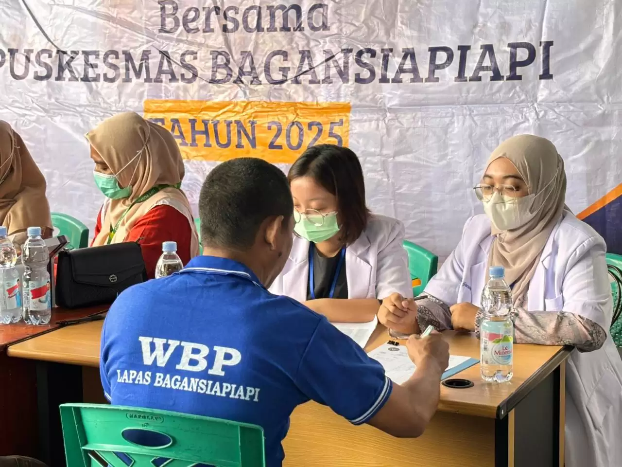 Cegah Dini HIV di Lapas, Warga Binaan Baru di Bagansiapiapi Jalani Skrining Kesehatan