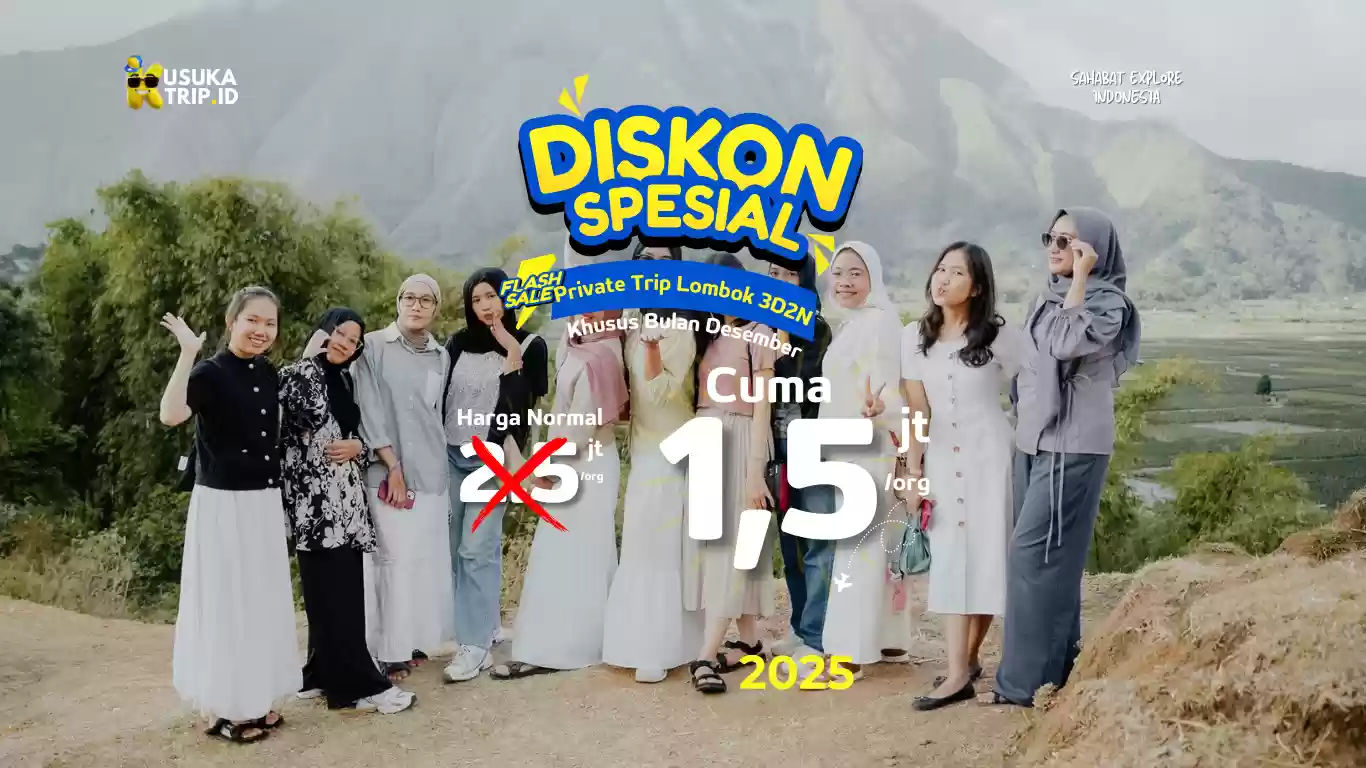 Promo Private Trip Keliling Lombok (3D2N)‼️????