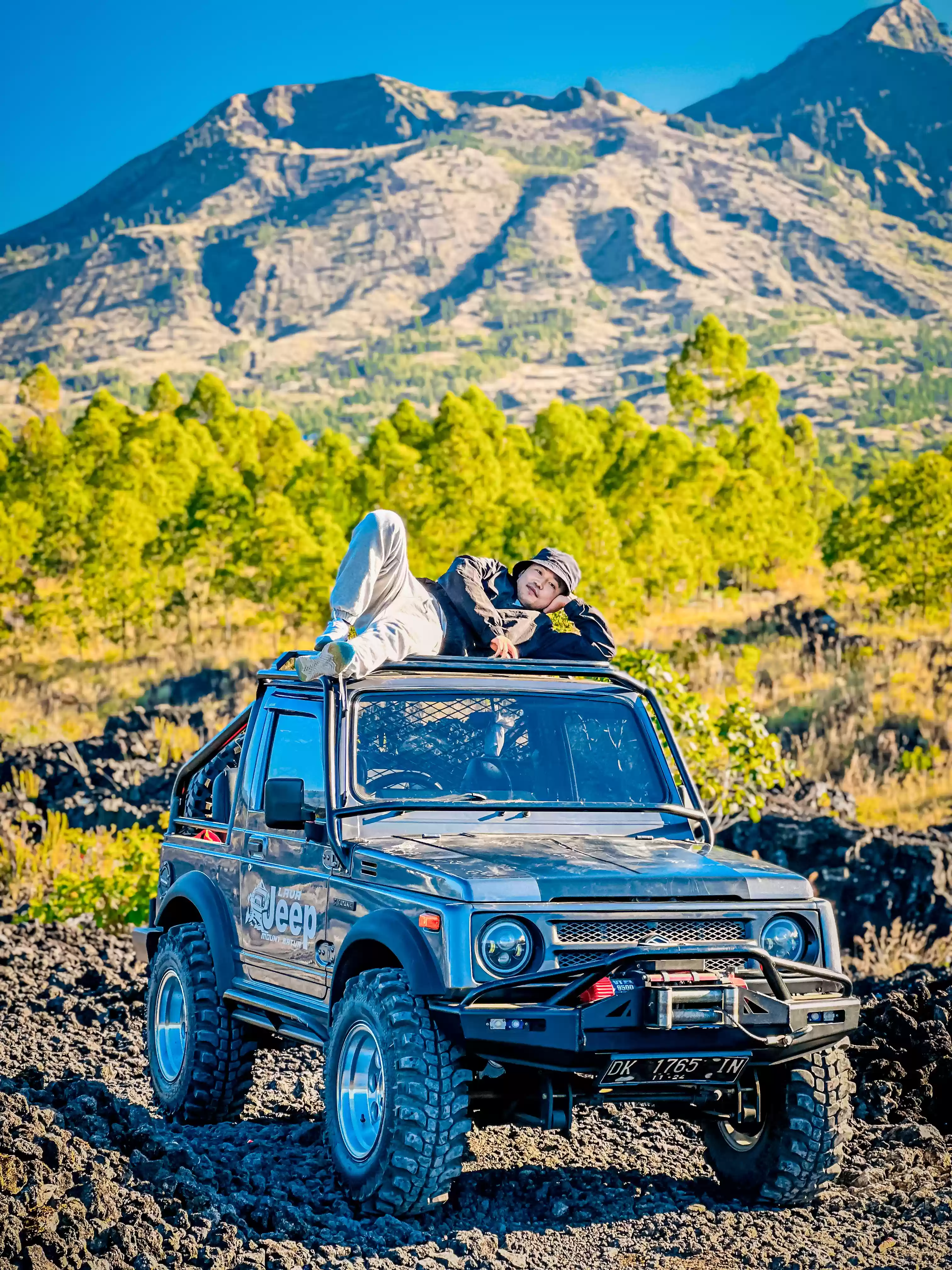 Catch Golden Hour from a Volcano: Mount Batur Sunset Jeep & Hot Springs Adventure