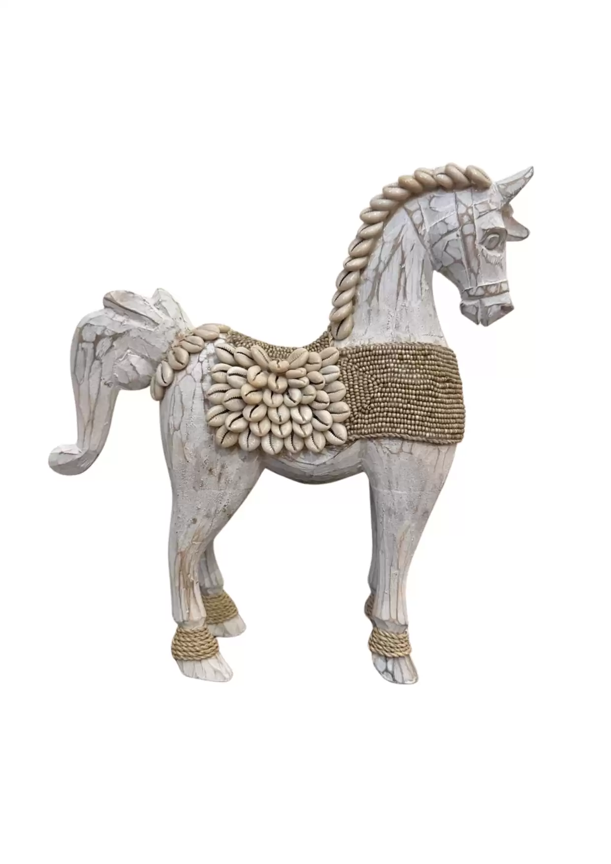Decorative Wooden Horse Sculpture