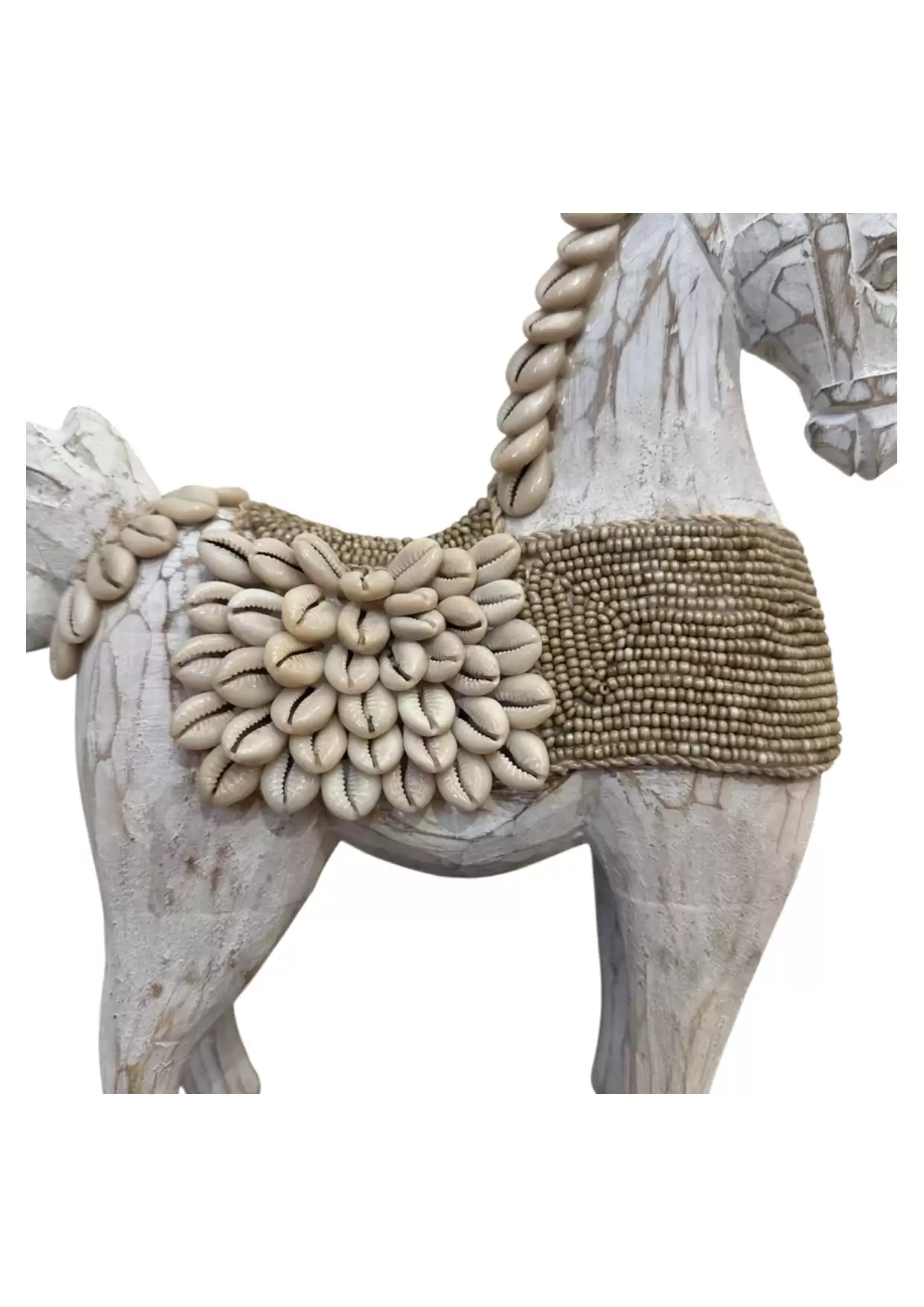 Decorative Wooden Horse Sculpture