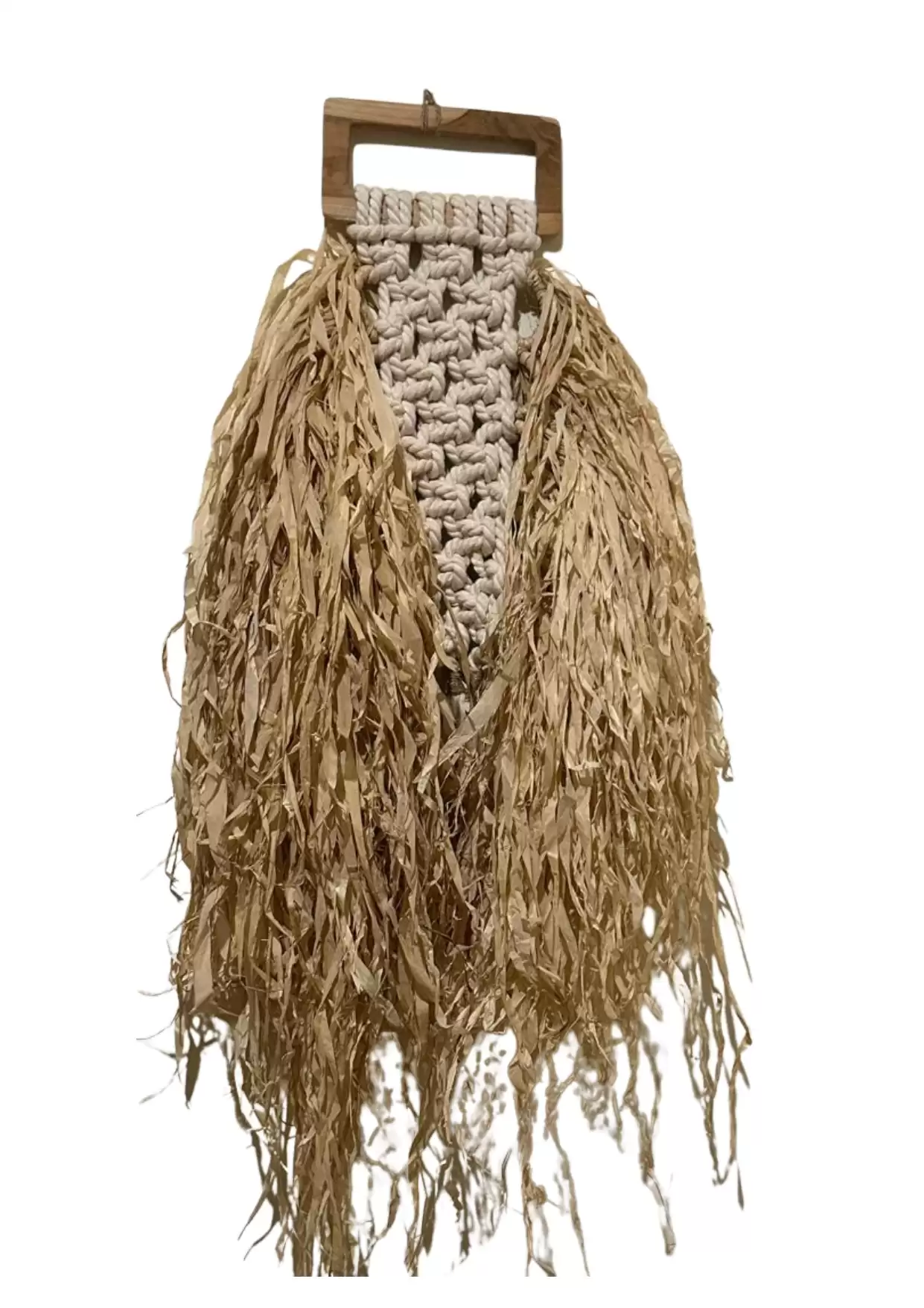 Textured Fiber Wall Hanging Decoration