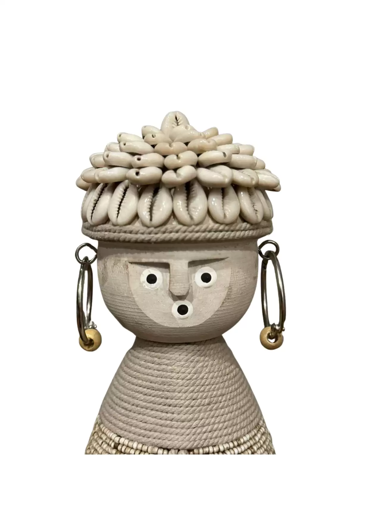 Handmade Namji Beaded Doll Sculpture