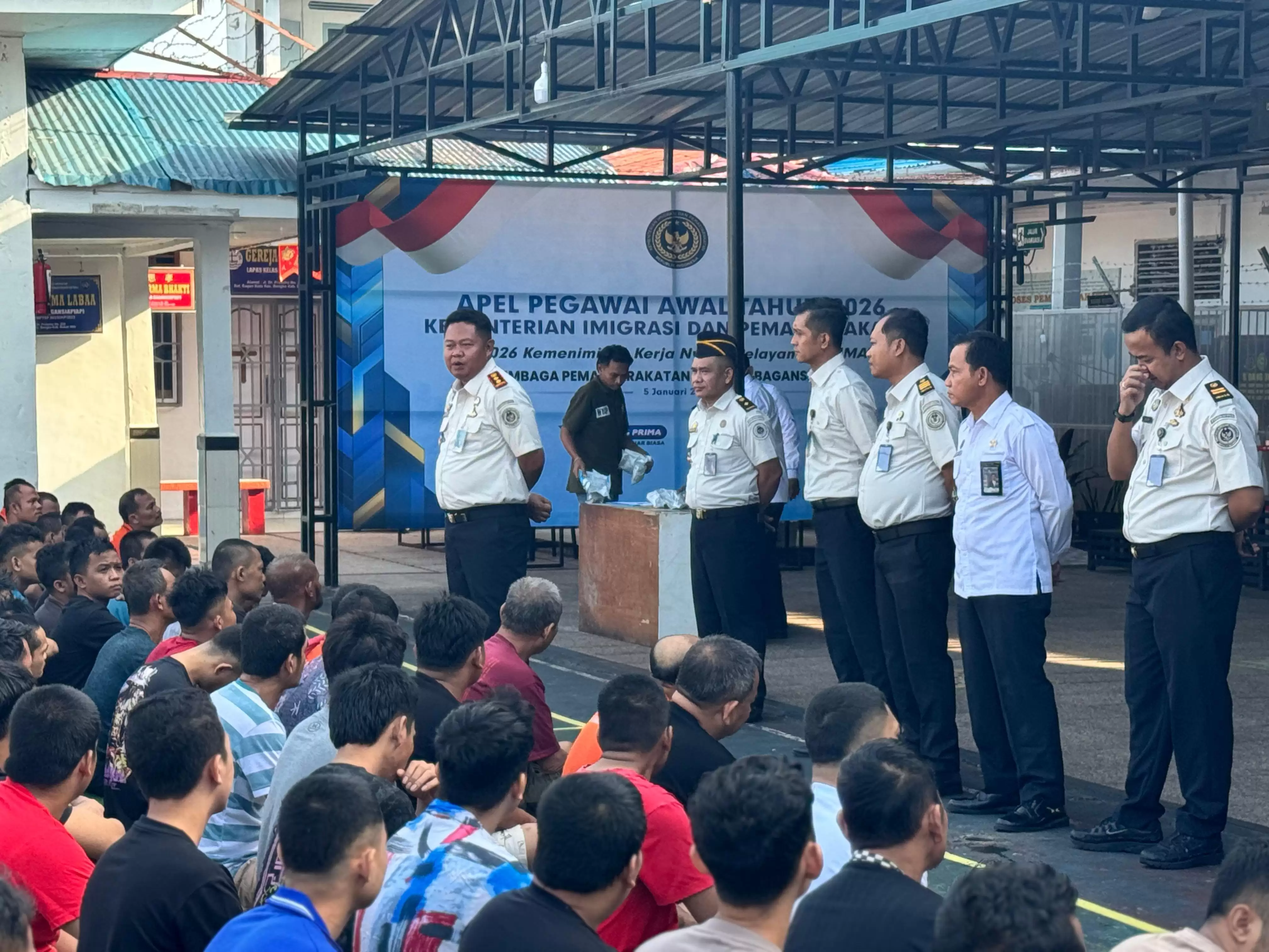 Kalapas Bagansiapiapi Awali 2026 dengan Pengarahan Tegas soal Disiplin WBP