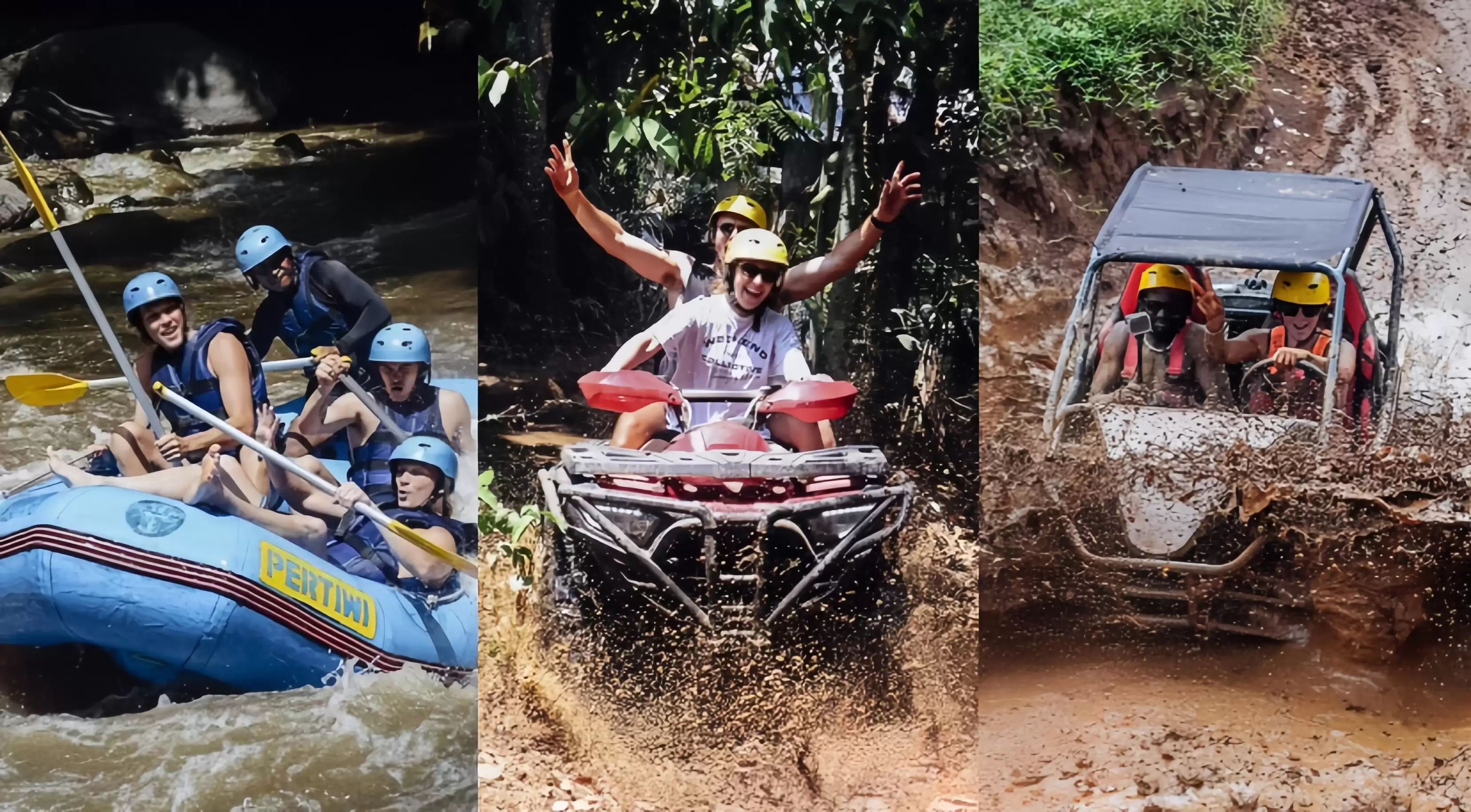 PACKAGE RAFTING+ATV+UTV BUGGY 