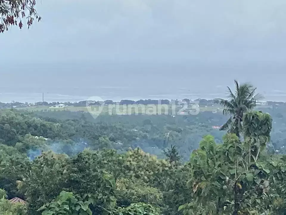 Tanah Premium Ocean View Unblock di Jalan Aspal Cocok untuk Villa di Kayuputih